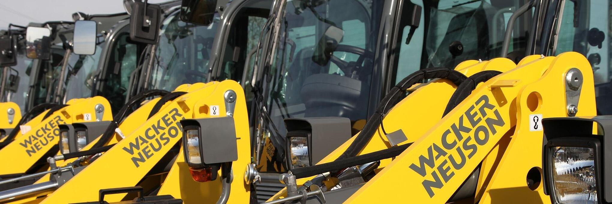 Carregadoras de Rodas Wacker Neuson.